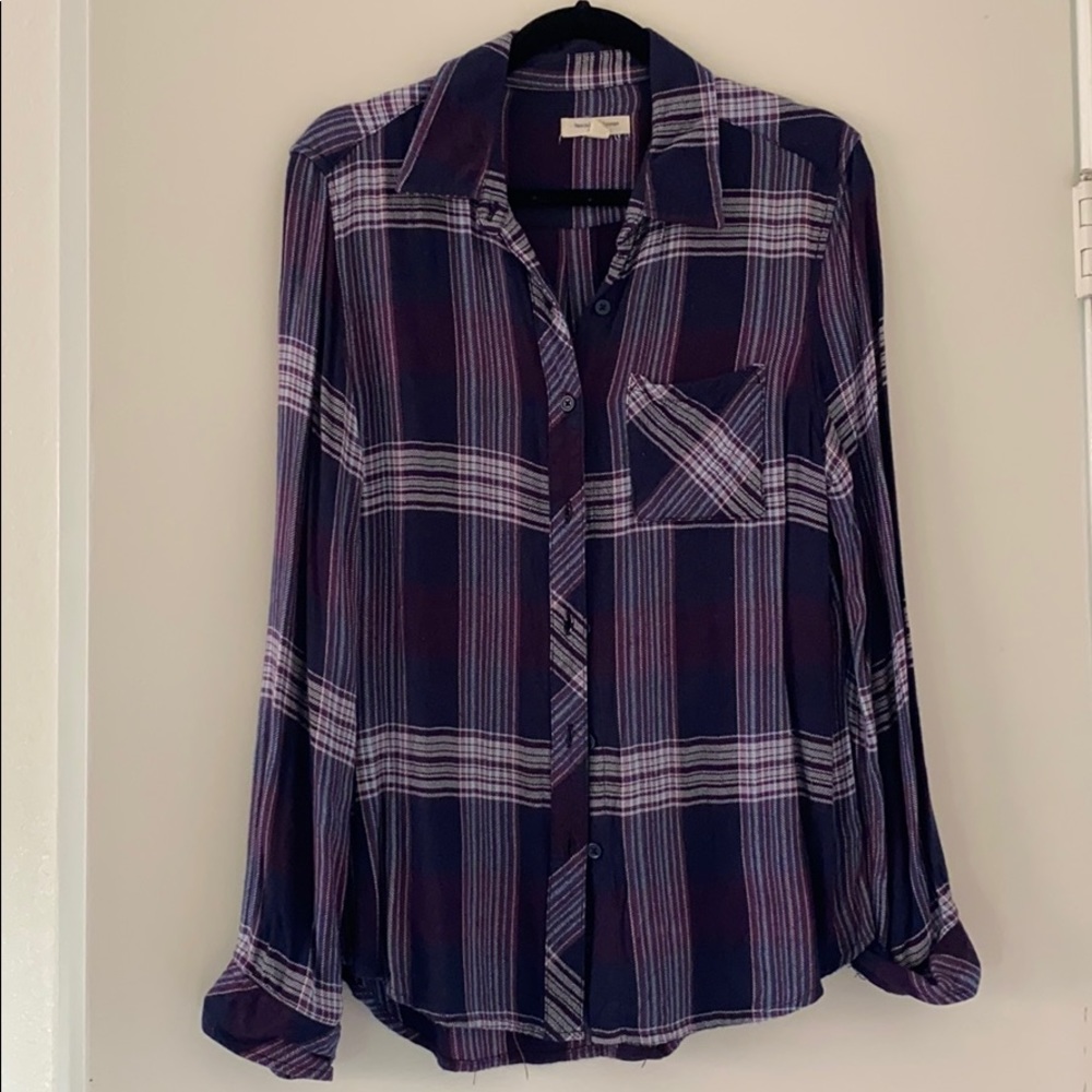 beachlunchlounge Plaid Button Down